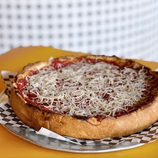 Bright Flame Veggie Deep Dish Pizza (12" 8 Slices)