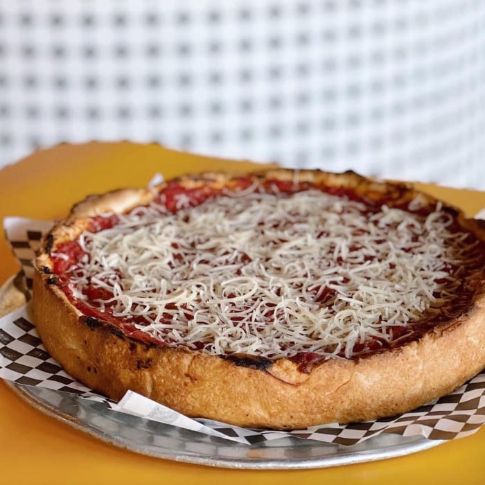 Bright Flame Veggie Deep Dish 12" (8 Slices).