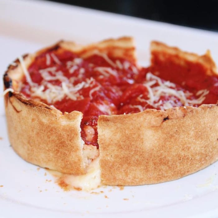 Bright Flame Veggie Deep Dish 6" (2 Slices).