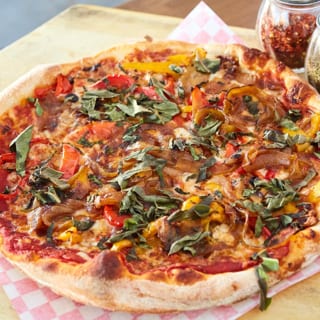 Bright Flame Veggie Thin Crust 12" (6 Slices)